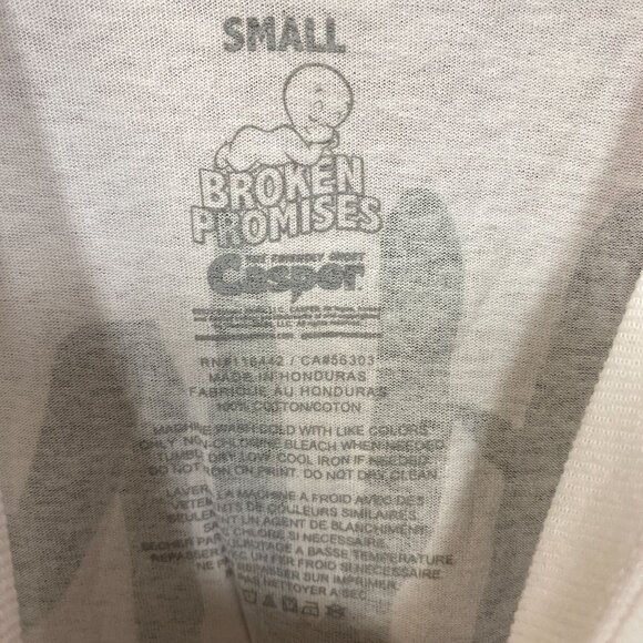 Broken Promises x Casper Haunt Me Baby T-Shirt Small - Picture 5 of 5